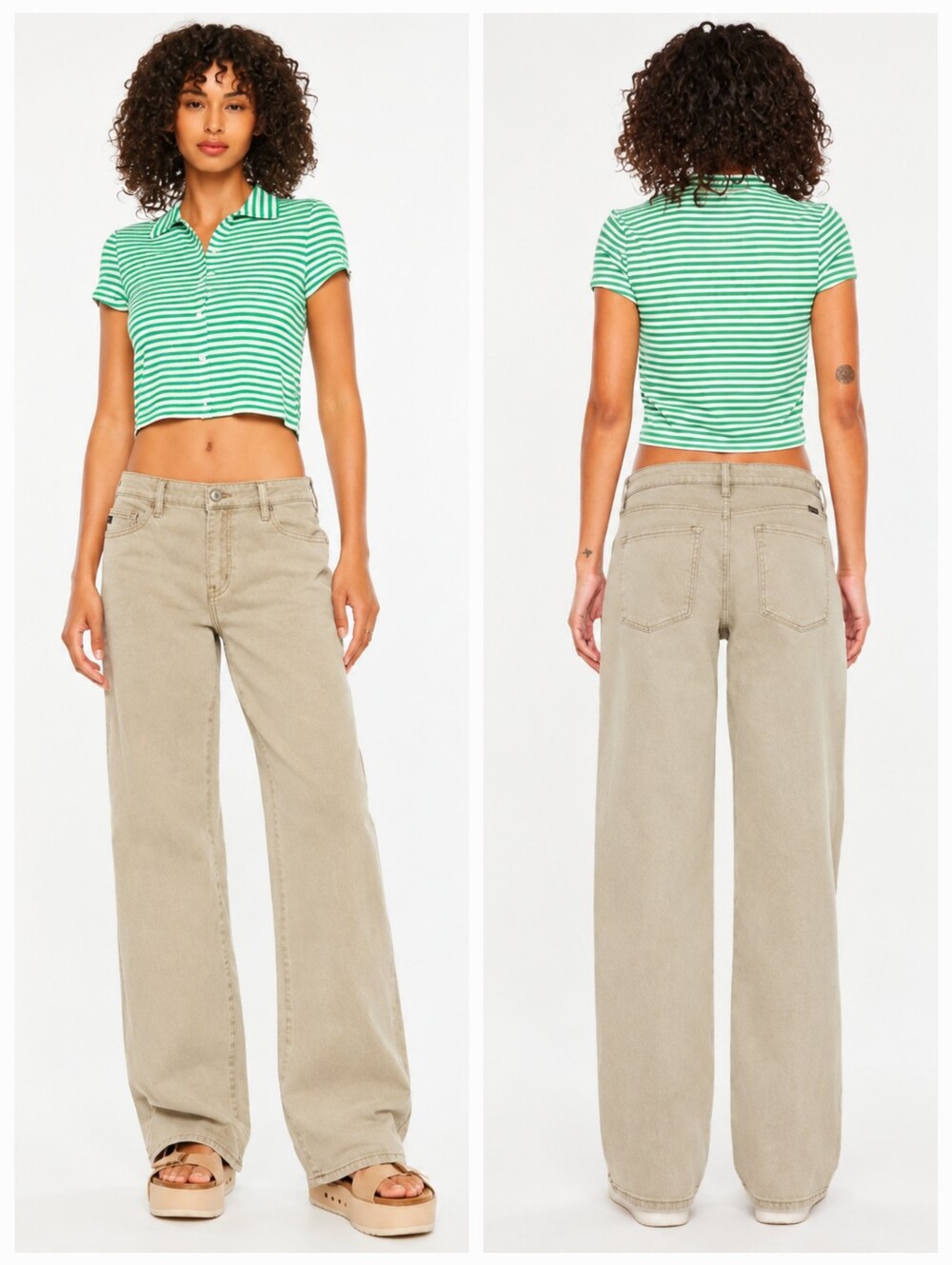 ❤️ KANCAN PENNY LOW SLUNG BAGGY JEANS, RELAXED FIT, 6 (28)